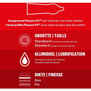 Durex - Thin Feel Extra Lube Condooms 10 stuks & Performa Condooms 10 stuks - Pakket - 25 euro