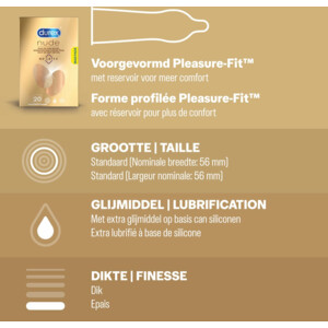 Durex - Classic Natural Condooms 20 stuks, Thin Feel Condooms 20 stuks & Nude No Latex 20 stuks - Pakket - 61.54 euro