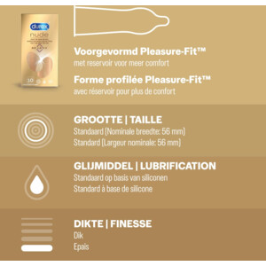 Durex - Orgasm Intense Condooms 10 stuks & Nude No Latex Condooms 10 stuks - Pakket - 30.64 euro