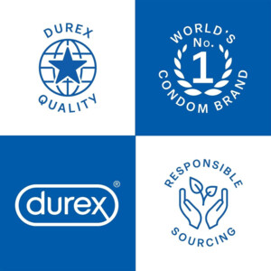 Durex - Nude No Latex Condooms 20 stuks, Play Massage Gel 2 in 1 Aloë Vera 200 ml & Orgasm Intense Play Glijmiddel 50 ml - Pakket - 46.76 euro