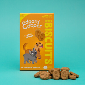 Edgard & Cooper Adult Biscuit  Banaan & Pinda 400 gr