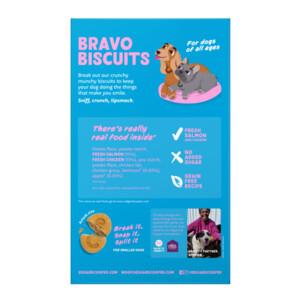 Edgard & Cooper Adult Biscuit  Zalm & Kip 400 gr