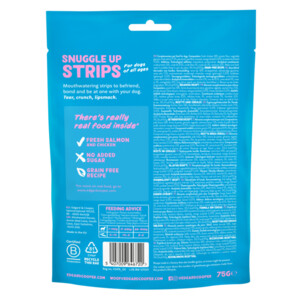 Edgard & Cooper Adult Strips Zalm & Kip 75 gr