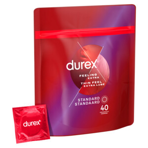 Durex Condooms Thin Feel met Extra Glijmiddel - 32.19 euro