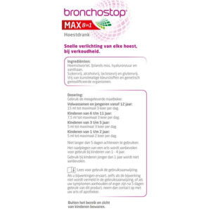Bronchostop Max 8-in-1 Hoestdrank - 13.89 euro