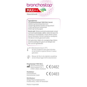 Bronchostop Max 8-in-1 Hoestdrank - 13.89 euro