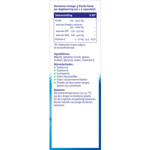2x Davitamon Omega-3 Visolie - 43.17 euro