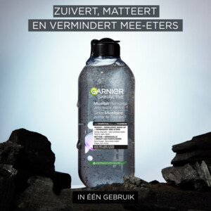 Garnier SkinActive Micellair Reinigingswater Jelly-water Alles-in-1 met Charcoal - 9.99 euro