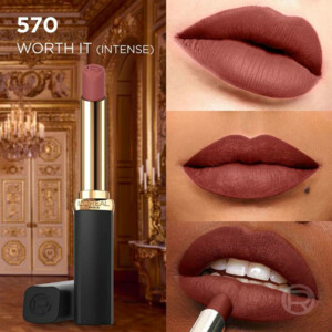 3x L'Oréal Color Riche Intense Volume Matte Nudes of Worth Lippenstift 570 Worth It Intense - 23.99 euro