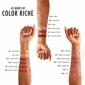 3x L'Oréal Color Riche Satin Lippenstift  236 Organza - 36.25 euro