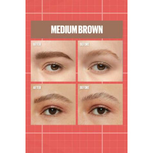 Maybelline Build-A-Brow Wenkbrauwpotlood en Gel 257 Medium Brown - 17.99 euro