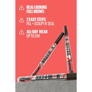 Maybelline Build-A-Brow Wenkbrauwpotlood en Gel 257 Medium Brown - 17.99 euro