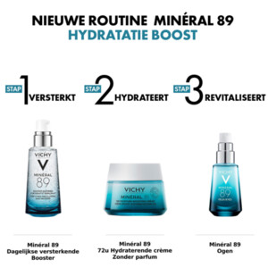 3x Vichy Minéral 89 Dagcrème Zonder Parfum - 63.61 euro