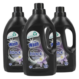 3x At Home Wasmiddel Black 42 Wasbeurten Zwart 1,5 liter