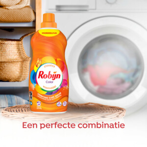 4x Robijn Klein & Krachtig Wasmiddel Color 34 Wasbeurten - 38.83 euro