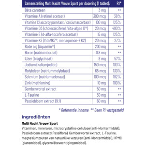 2x Vitakruid Multi Dag & Nacht Vrouw Sport - 111.52 euro