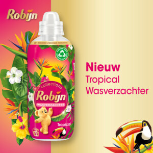 8x Robijn Wasverzachter Tropical 33 Wasbeurten - 31.29 euro