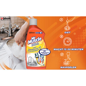 6x Mr. Muscle Keuken Gel Ontstopper - 17.55 euro