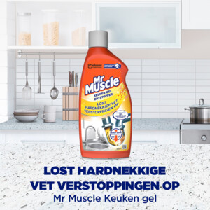 6x Mr. Muscle Keuken Gel Ontstopper - 17.55 euro