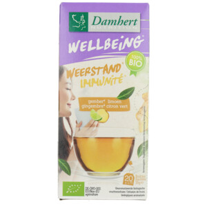 Damhert Wellbeing Thee Weerstand Gember Limoen - 1.95 euro