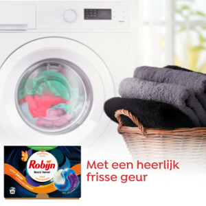 3x Robijn Wascapsules 3-in1 Black Velvet - 19.99 euro