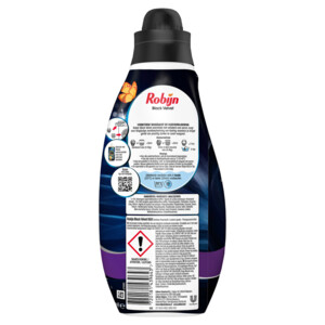 8x Robijn Klein & Krachtig Wasmiddel Black Velvet 19 Wasbeurten - 43.55 euro