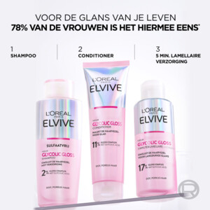6x L'Oréal Post-Conditioner Elvive Glycolic Gloss - 41.97 euro