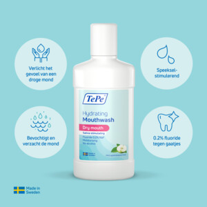 TePe Hydraterende Mondspoeling   Mild Apple Peppermint - 10.39 euro