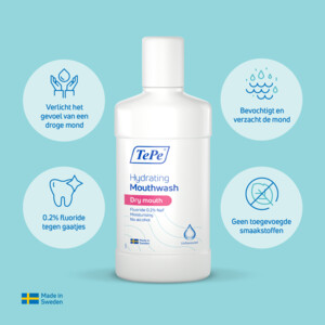 TePe Hydraterende Mondspoeling Smaakloos - 10.39 euro