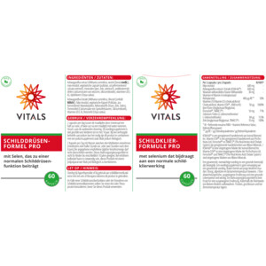 2x Vitals Schildklierformule Pro - 48.58 euro