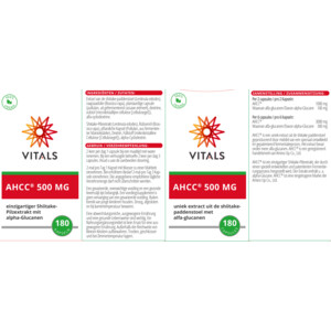 Vitals AHCC 500mg - 110.49 euro