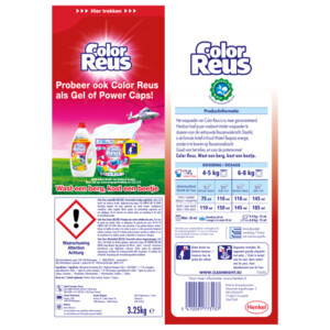 2x Witte Reus Waspoeder Color 65 Wasbeurten - 35.94 euro
