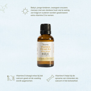 Laveen Olive Drops Vitaminen D3 & K2 - 14.99 euro