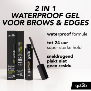 6x Got2b Glued 4 Brows & Edges Waterproof - 31.67 euro