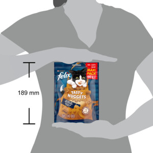 Felix Kattensnack Tasty Nuggets Kip & Eend 180 gr