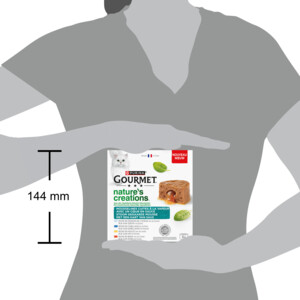 Gourmet Kattenvoer Nat Nature's Creations Mousse met Saus Zeevis - 11.39 euro