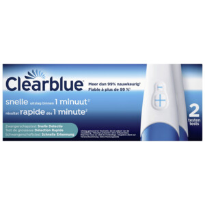 Clearblue Zwangerschapstest Snelle Detectie - 10.59 euro