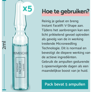 Remescar Instant Facelift V-Shape Ampul - 21.99 euro