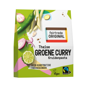 3x Fairtrade Original Kruidenpasta Groene Curry - 7.29 euro