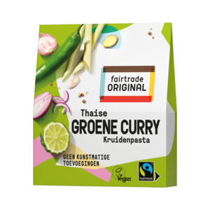 3x Fairtrade Original Kruidenpasta Groene Curry - 7.29 euro