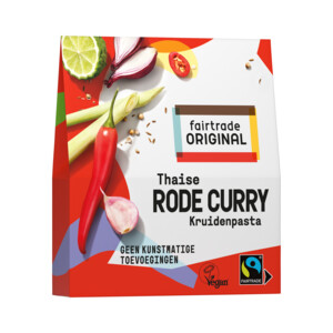 6x Fairtrade Original Kruidenpasta Rode Curry - 12.17 euro