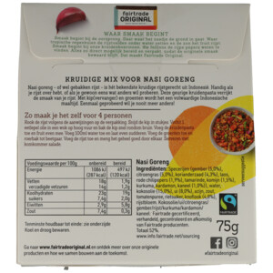 Fairtrade Original Boemboe Nasi Goreng - 2.05 euro