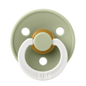 Bibs Latex Symmetrisc Maat 1 0-6 mnd Glow In The Dark Sage / Cloud - 11.65 euro