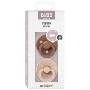 Bibs Fopspeen Maat 2 6-18 mnd Woodchuck Blush - 9.55 euro