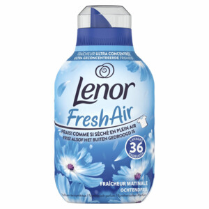 6x Lenor Wasverzachter Fresh Air Ochtendfris 36 Wasbeurten - 21.99 euro