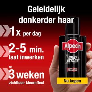 3x Alpecin Shampoo Grey Attack - 46.13 euro