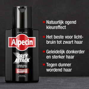 3x Alpecin Shampoo Grey Attack - 46.13 euro