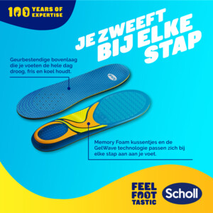 Dr. Scholl's GelActiv Inlegzolen Casual Small Maat 35.5-40.5 - 14.99 euro