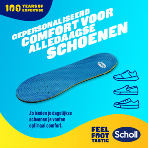 Dr. Scholl's GelActiv Inlegzolen Casual Large Maat 41-46.5 - 14.99 euro