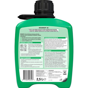 Roundup AC Totaal Onkruidvrij Onkruiddrukspuit Navulverpakking - 28.99 euro